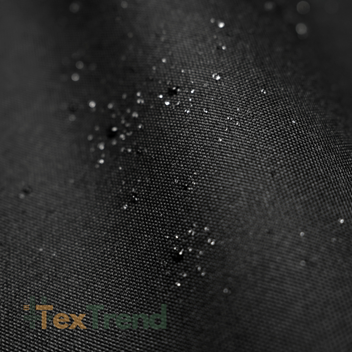 Wasserabweisender Codura-Stoff - schwarz  