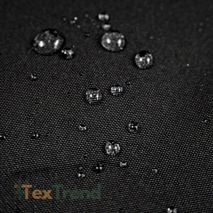 Wasserabweisender Codura-Stoff - schwarz  