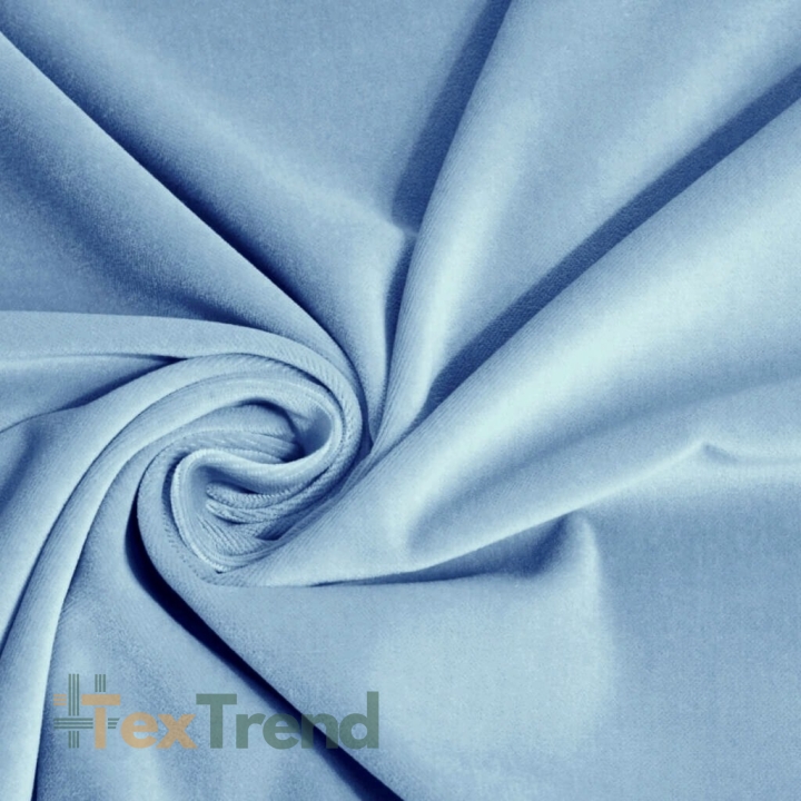 Himmelblauer Samt - 2215  
