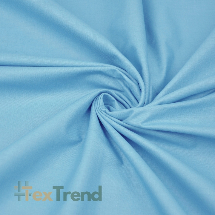 Baumwolle 100% einfarbig blau - 11  