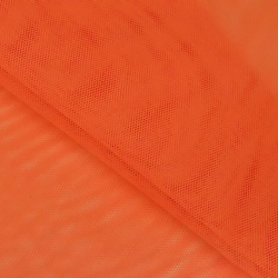 oranger Dekorations-Tüll  