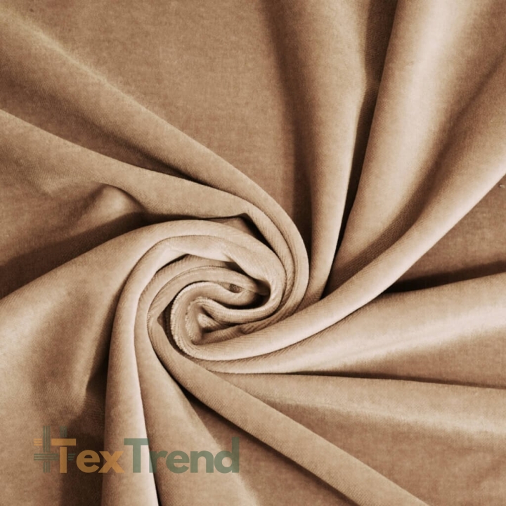 Sandfarbener Samt - 131  