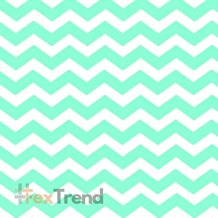 Baumwolle 100% Zickzack mintgrün  