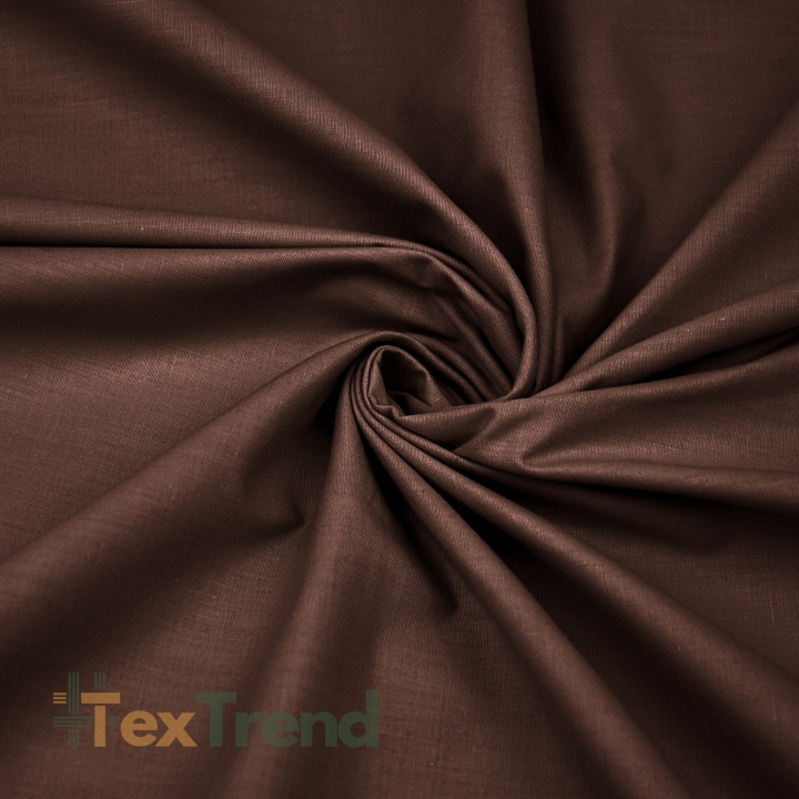 100% Baumwolle einfarbig braun - 26  