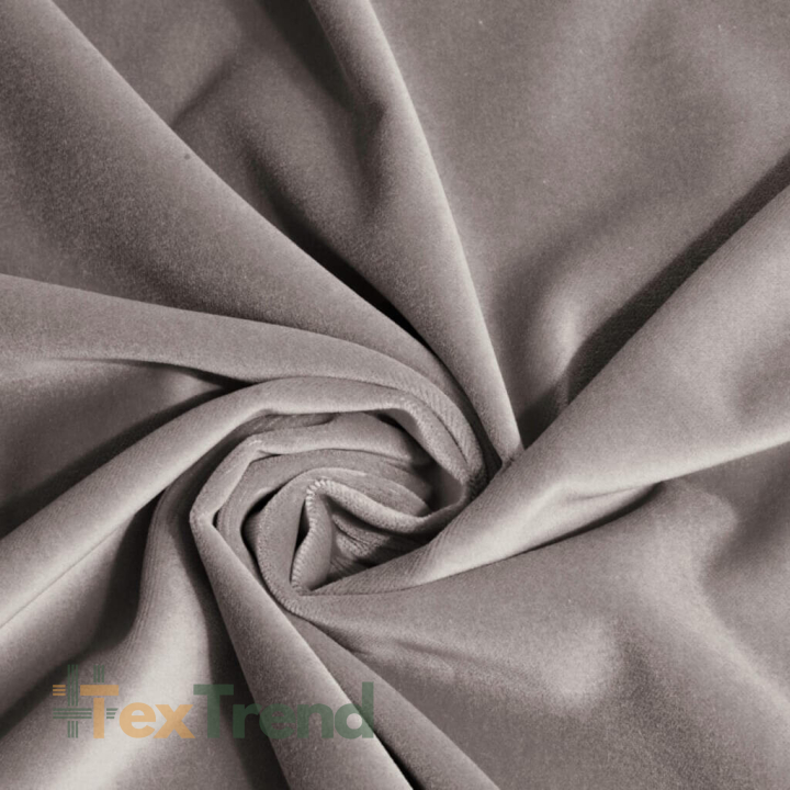 Grauer Samt mit beigen Reflexen - 805  