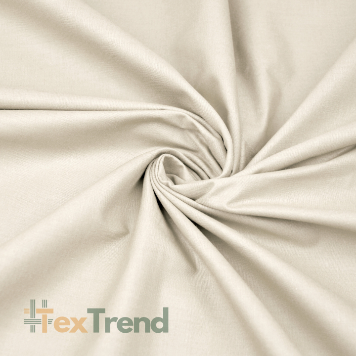 100% Baumwolle einfarbig beige - 2  