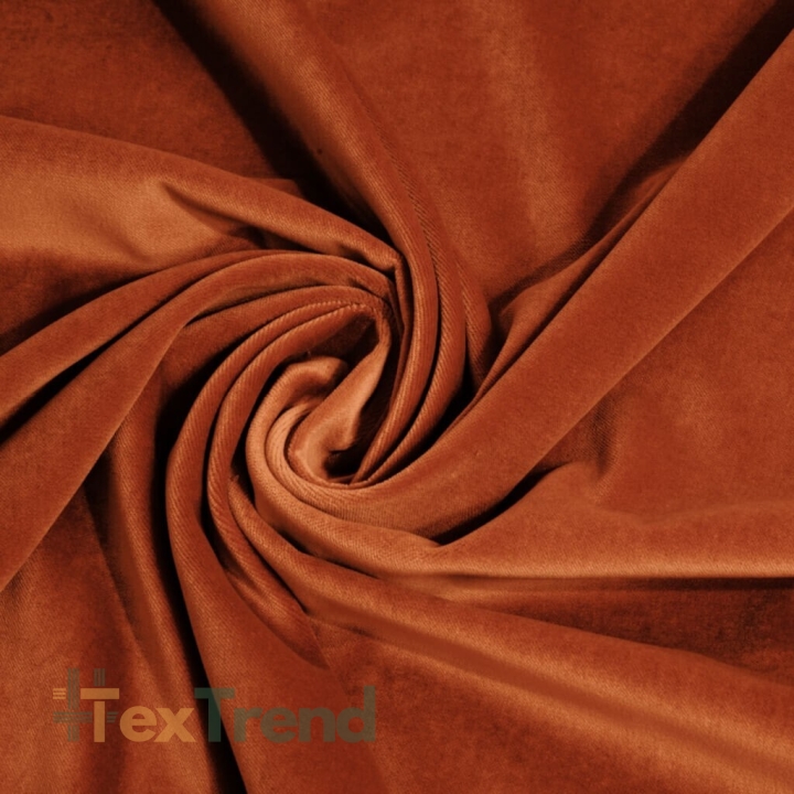 Ziegelroter Samt - 556  