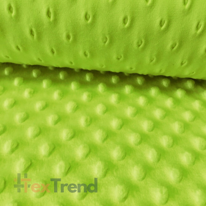 Minky limonengrün 11  