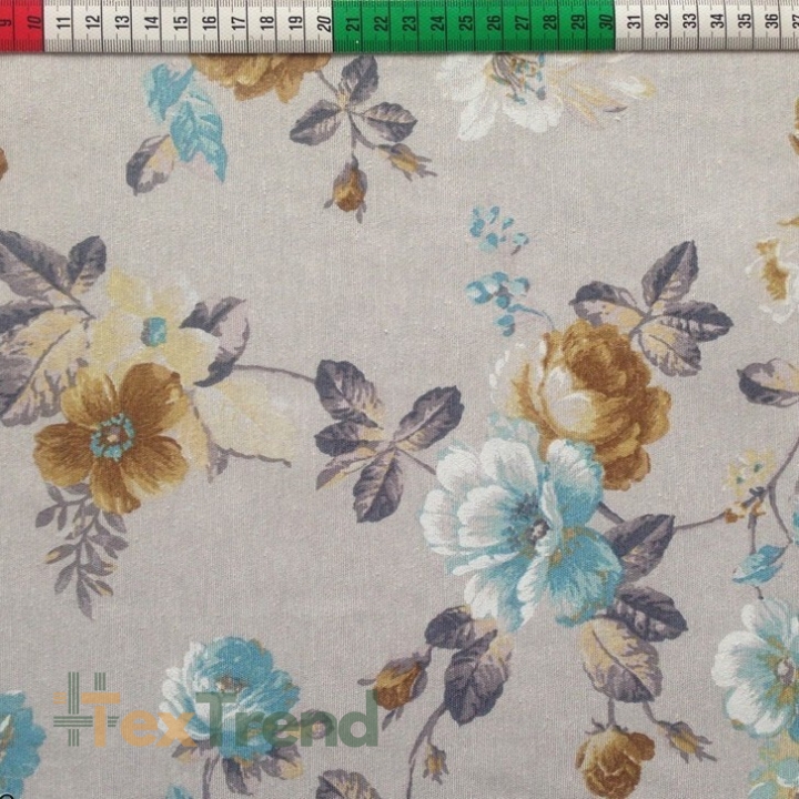 Canvas Vorhang Blumen 10  