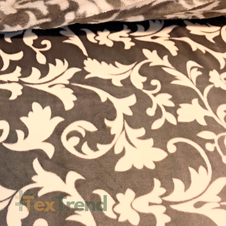 Polar plus cremefarbene Ornamente auf beigem Hintergrund  