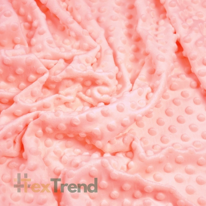 Minky Dick pastellfarbener Lachs  