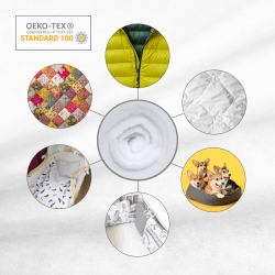 Wattierung weiß 300 g/m2  