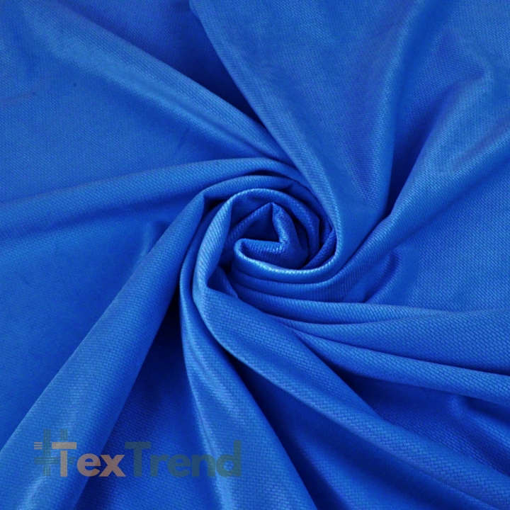 Samt glatt saphirblau 5  