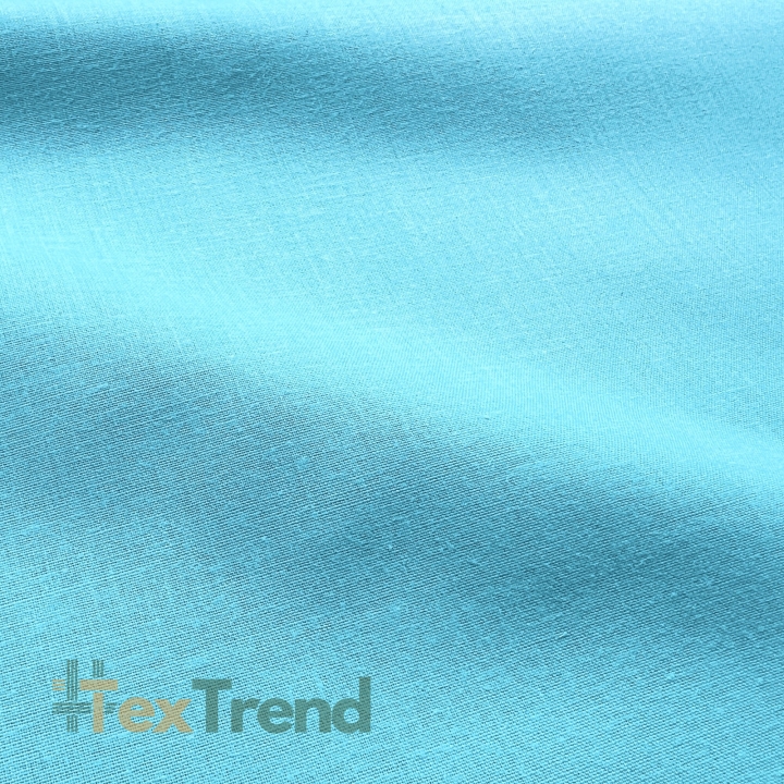 Baumwolle 100% einfarbig helltürkis 220cm  