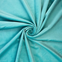 Samt glatt dunkelmeergrün (Wb Green)  