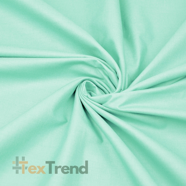 Baumwolle 100% einfarbig hellmint 220cm  