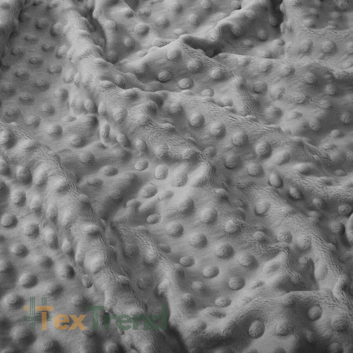 Minky Dick 350 g/m2 grau  