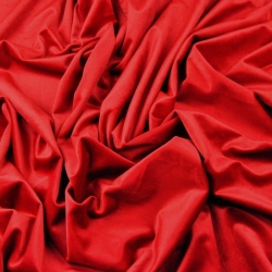 Polyester Samt rot  