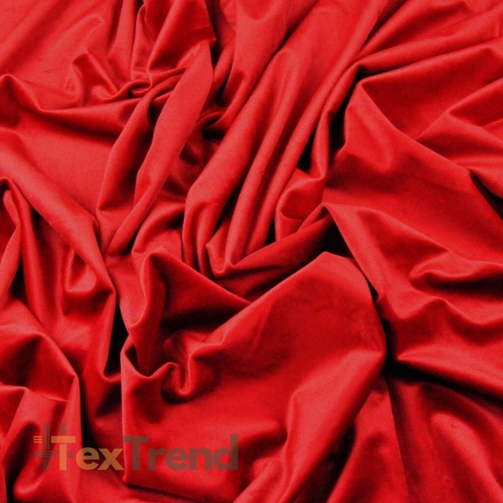 Polyester Samt rot  