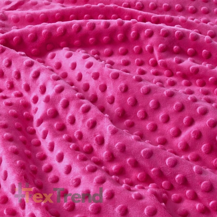 Minky Dick 350 g/m2 dunkelrosa  