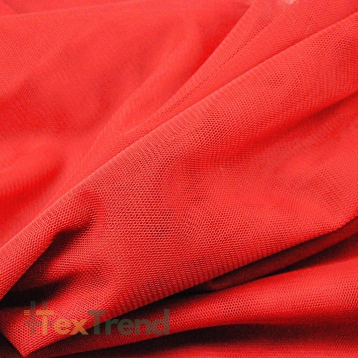 Tüll Bekleidungsstoff weich - rot  