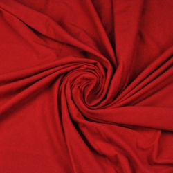 Jersey Stoff einfarbig rot