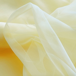 Dekoratives zitronenfarbenes Chiffon  