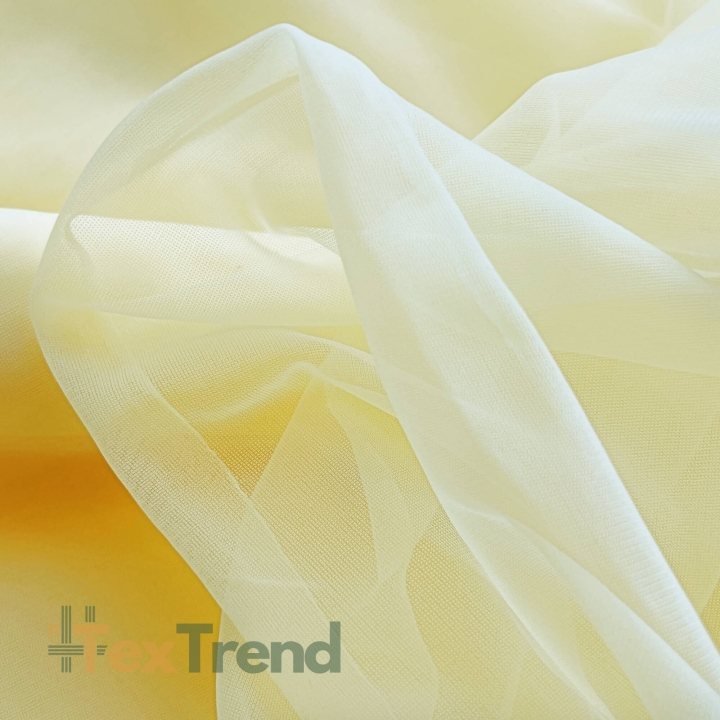 Dekoratives zitronenfarbenes Chiffon  