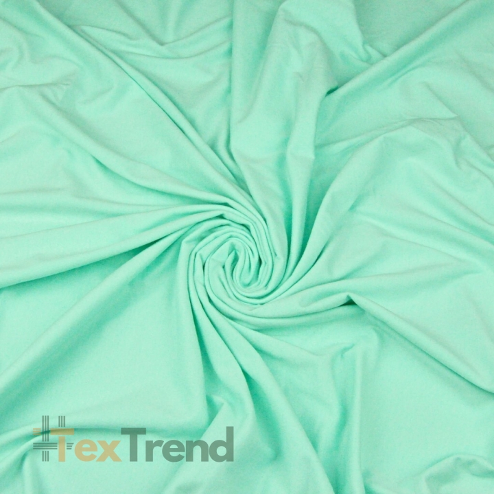 Einfarbiger Jersey-Stoff in Mint  