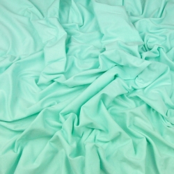 Einfarbiger Jersey-Stoff in Mint  