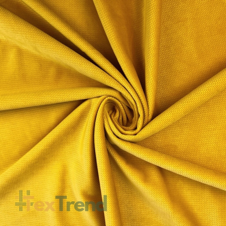 Samt glatt senfgelb (spicy mustard)  