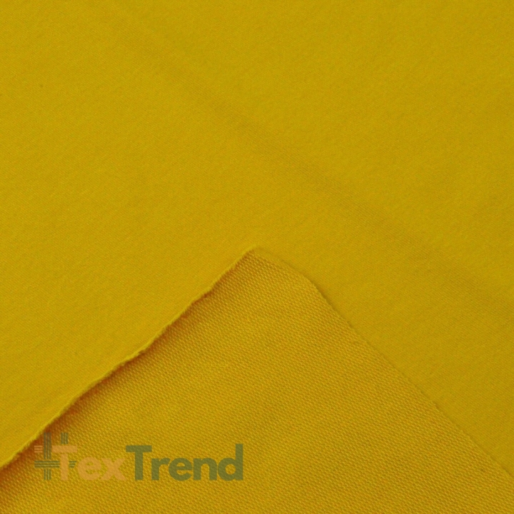 Sweatshirtstoff Loop - senfgelb 280g  