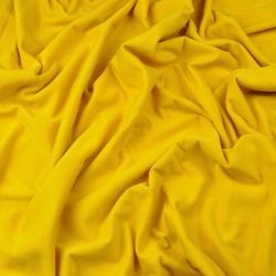 Sweatshirtstoff Loop - senfgelb 280g  