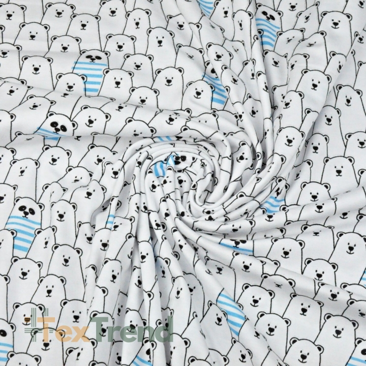 Jersey-Stoff mit Seemannsbären im Kino  