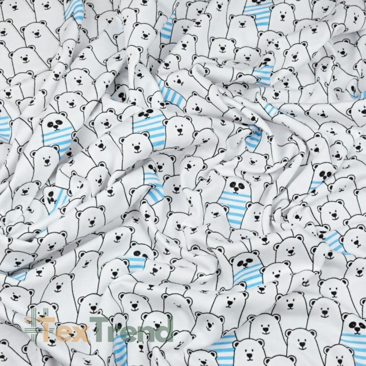 Jersey-Stoff mit Seemannsbären im Kino  