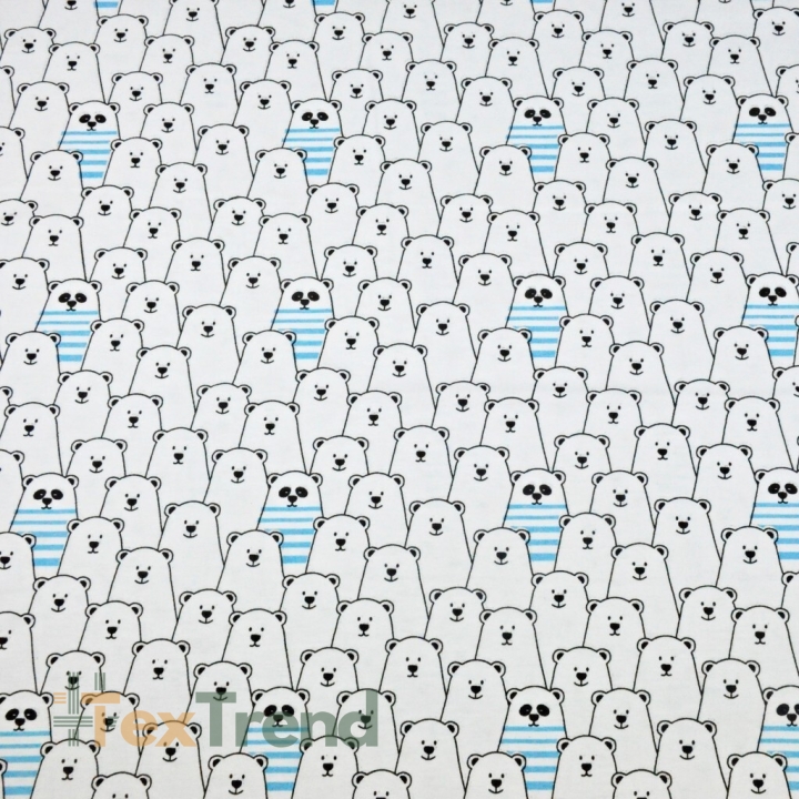 Jersey-Stoff mit Seemannsbären im Kino  