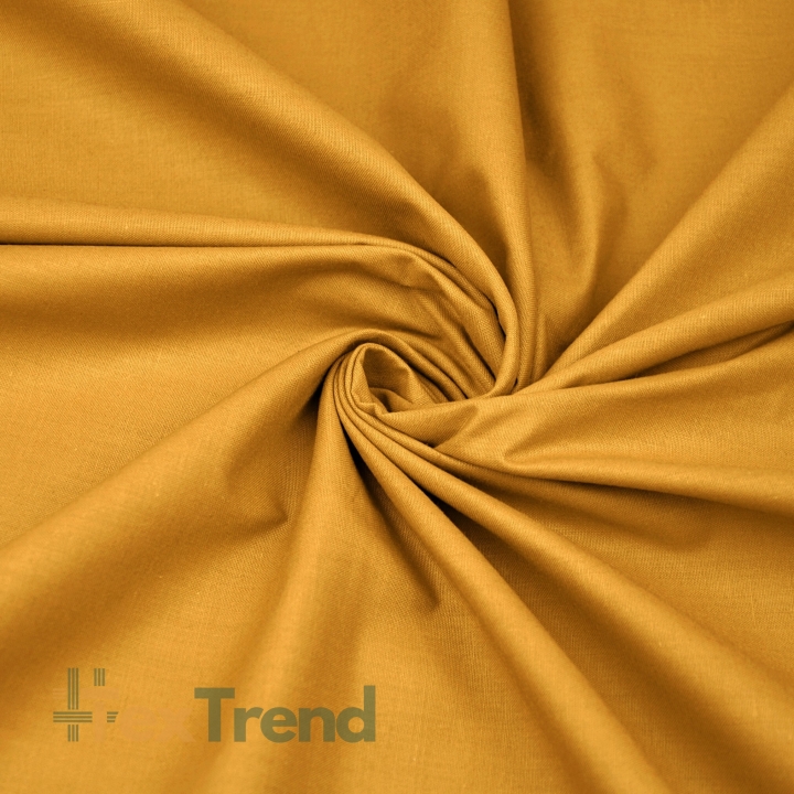 Baumwolle 100% einfarbig senfgelb - 58  