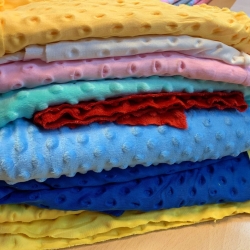 Minky MIX Stoffreste, Endstücke - 2kg  