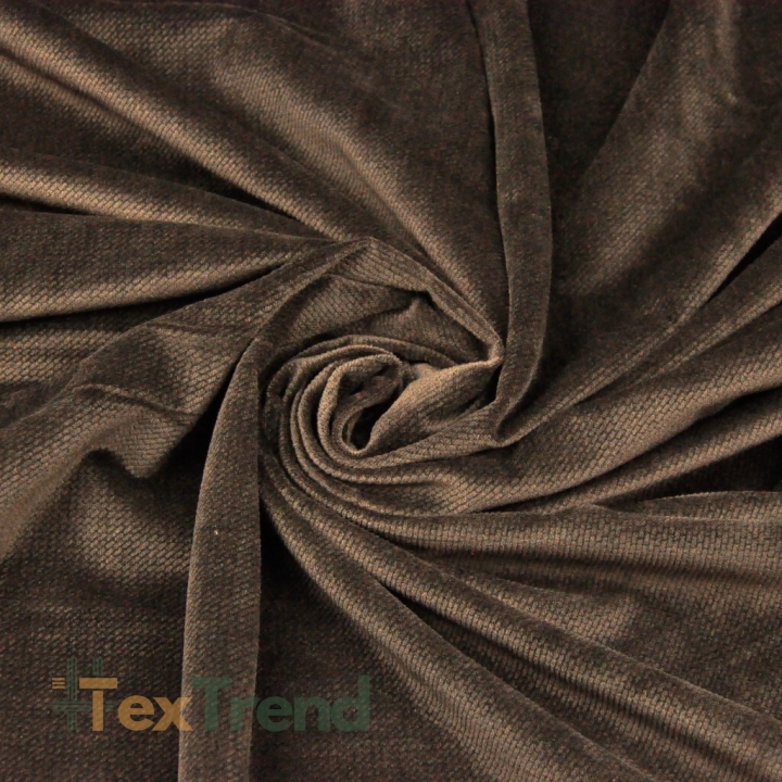 Samt glatt schokoladenfarben (Cappuccino)  