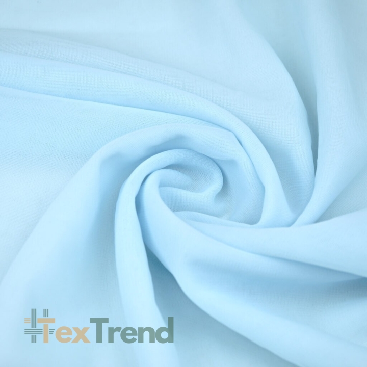 Dekorationschiffon hellblau  