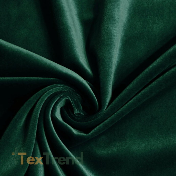 Samt dunkel meergrün -650  