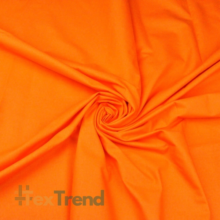 Baumwolle 100% einfarbig karottenorange - 30  