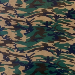 Baumwolle 100% MORO-Muster grün-braun-beige  