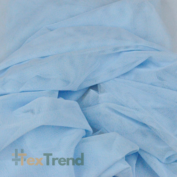 Weicher Tüll für Bekleidung - hellblau  