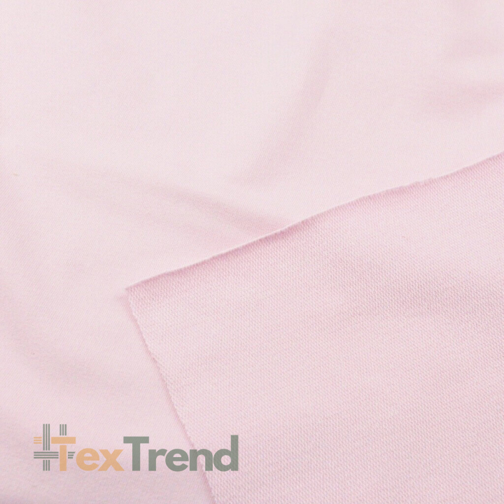 Jersey-Stoff - einfarbig hellrosa - 280g  