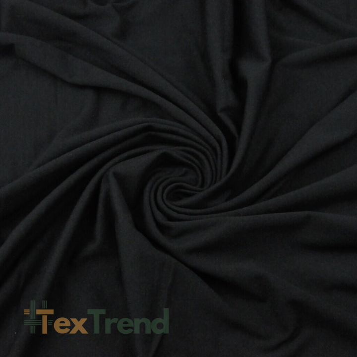 Jersey-Stoff mit Silberionen - schwarz  