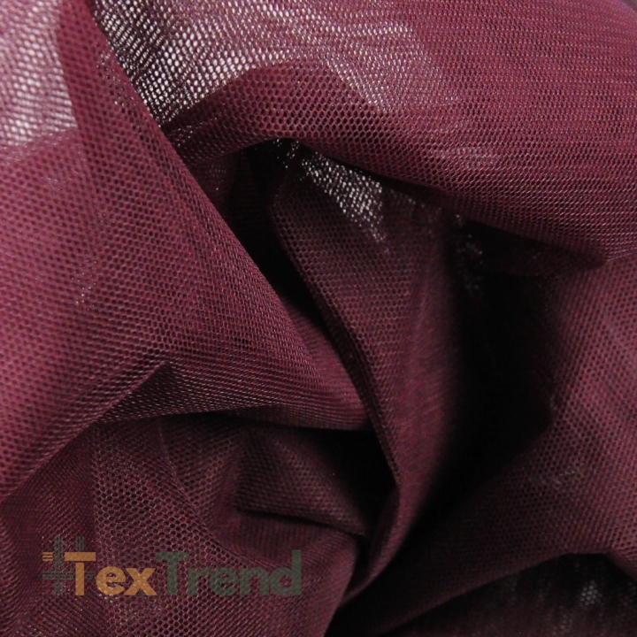 Dekoratives bordeauxfarbenes Tüll  