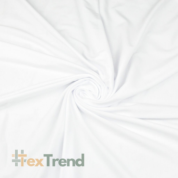 Jersey-Stoff mit Silberionen - weiß  