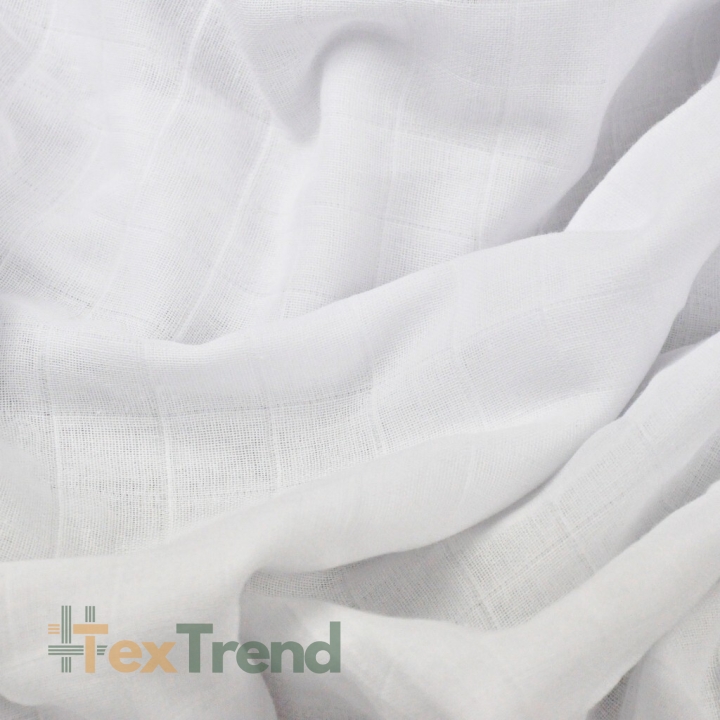 Baumwoll-Musselin weiß  