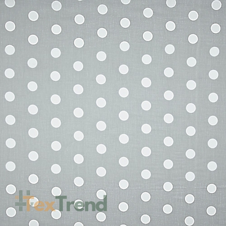 antibakterielle 25mm weiße Punkte auf grauem Hintergrund  